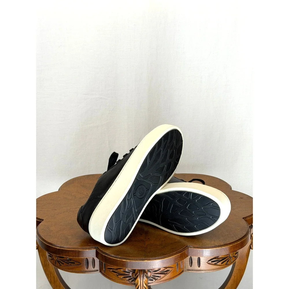 NEW In Box Born Mira BLACK Leather Sneaker US Womens 11 Comfort Tennis Shoe - Picture 6 of 10